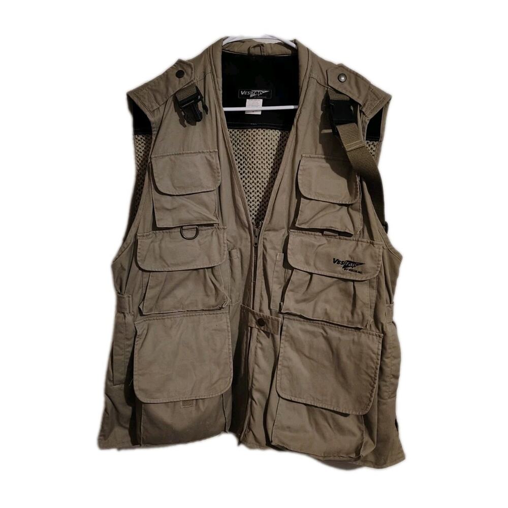 Vestrap by Nikon Vest Size Medium Adult Khaki Photographer Professional Camera M